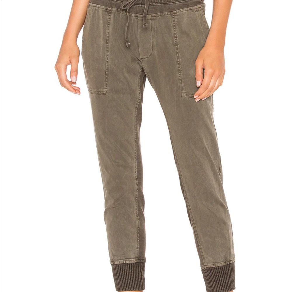 NEW James Perse mixed media joggers size small